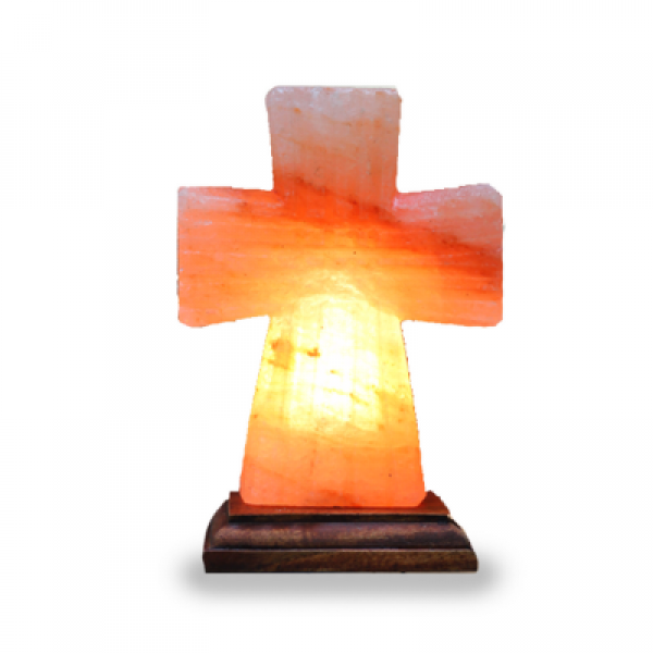 Hand Crafted Salt Lamps - Cross