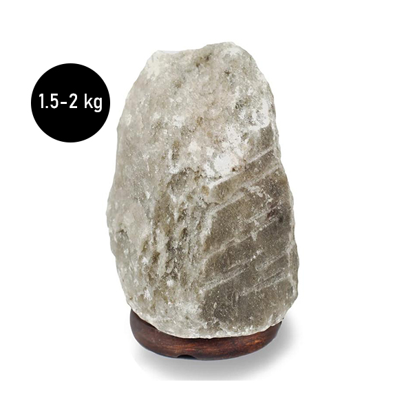 Natural Rare Grey Salt Lamp 1.5-2 KG