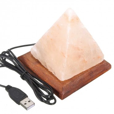 Himalayan Salt Lamps USB Pyramid